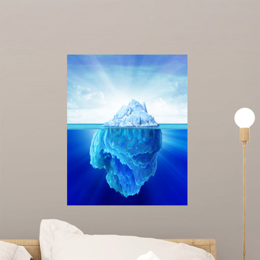 Solitary Iceberg Sea Wall Decal