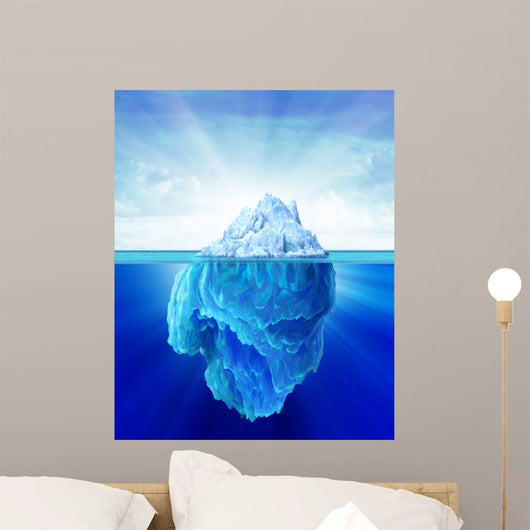 Solitary Iceberg Sea Wall Decal