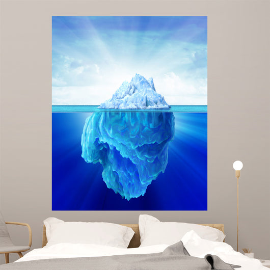 Solitary Iceberg Sea Wall Decal