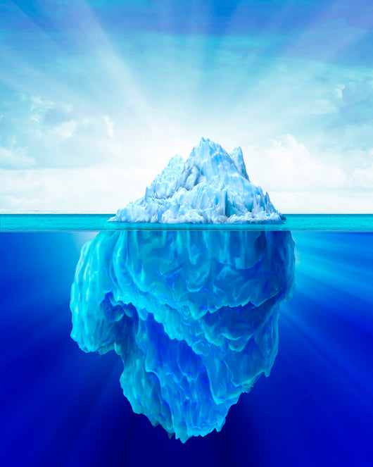 Solitary Iceberg Sea Wall Decal