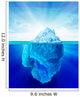 Solitary Iceberg Sea Wall Decal