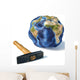 Planet Earth Smashed Hammer Wall Decal