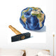 Planet Earth Smashed Hammer Wall Decal