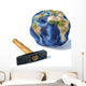 Planet Earth Smashed Hammer Wall Decal