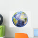 3D Rendering Planet Earth Wall Decal Design 1