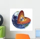 Cross Section Planet Earth Wall Decal Design 1
