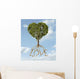 Tree with Foliage Shape Wall Decal
