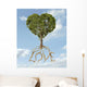 Tree with Foliage Shape Wall Decal