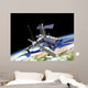 Space Station Orbit around Wall Decal Design 3