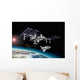 Space Station Orbit around Wall Decal Design 2