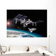 Space Station Orbit around Wall Decal Design 2