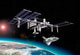 Space Station Orbit around Wall Decal Design 2
