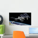 Space Station Orbit around Wall Decal Design 1