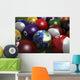 Pool Table with Balls Earth Africa Wall Decal