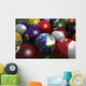 Pool Table with Balls Earth Africa Wall Decal