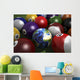 Pool Table with Balls Earth Africa Wall Decal