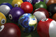 Pool Table with Balls Earth Africa Wall Decal