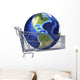 Planet Earth inside Supermarket Americas Wall Decal