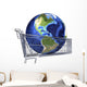 Planet Earth inside Supermarket Americas Wall Decal