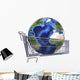Planet Earth inside Supermarket Atlantic Ocean Wall Decal