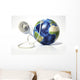 Planet Earth with Electric Wall Decal