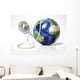 Planet Earth with Electric Wall Decal