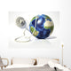 Planet Earth with Electric Wall Decal