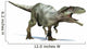 3D Rendering Giganotosaurus Dinosaur Wall Decal