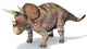 3D Rendering Triceratops Dinosaur Wall Decal Design 2