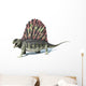 3D Rendering Dimetrodon Dinosaur Wall Decal Design 2