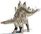 3D Rendering Stegosaurus Dinosaur Wall Decal