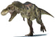 3D Rendering Tyrannosaurus Rex Wall Decal Design 1
