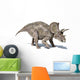 3D Rendering Triceratops Dinosaur Wall Decal Design 1