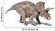 3D Rendering Triceratops Dinosaur Wall Decal Design 1