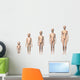 Female Human Body Scheme Wall Decal
