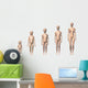 Female Human Body Scheme Wall Decal