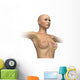 Woman Torso with Breast Wall Decal