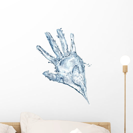 Human Hand Made Water Wall Decal