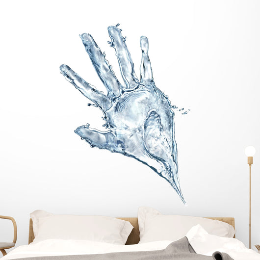 Human Hand Made Water Wall Decal