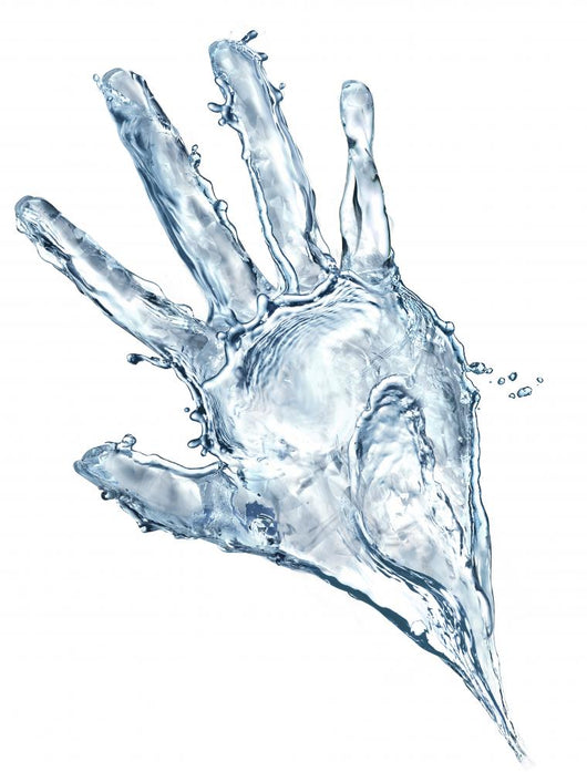 Human Hand Made Water Wall Decal