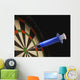Dartboard with Medical Syringe Wall Decal