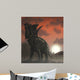 Coahuilaceratops Walking through Cretaceous Wall Decal