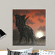 Coahuilaceratops Walking through Cretaceous Wall Decal