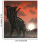 Coahuilaceratops Walking through Cretaceous Wall Decal