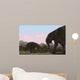 Two Deinotherium Extinct Animal Wall Decal