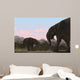 Two Deinotherium Extinct Animal Wall Decal