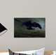 Microraptor Hunting Small Lizard Wall Decal