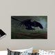 Microraptor Hunting Small Lizard Wall Decal