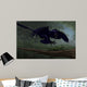 Microraptor Hunting Small Lizard Wall Decal