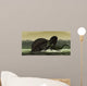 Spinosaurus Catches Young Stomatosuchus Wall Decal